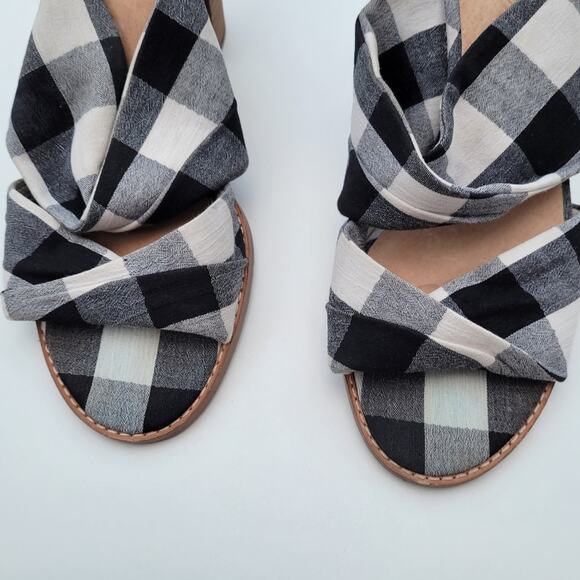 Madewell The Alexandria Mule in Gingham Check - Picture 3 of 7